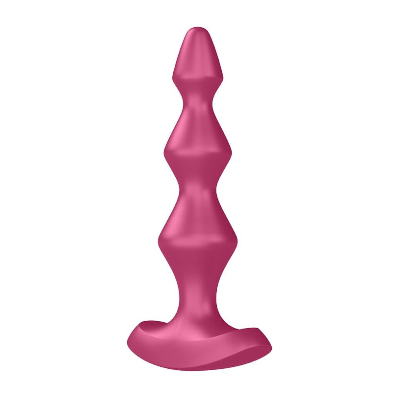 Анальний стимулятор-намистини з двома моторами Satisfyer Lolli-Plug 1 (Berry)