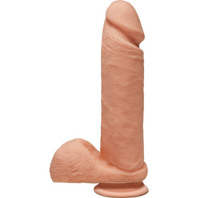 Фалоімітатор Doc Johnson The D - Perfect D - 8 Inch With Balls - ULTRASKYN, діаметр 5,1 см