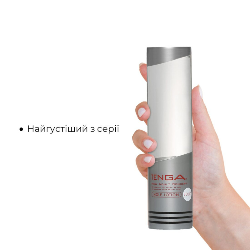 Ультра-густий лубрикант Tenga Hole Lotion Solid 170 мл на водній основі, універсальний