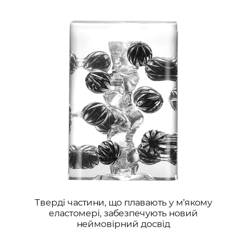 Мастурбатор TENGA Crysta Ball, з унікальним рельєфом