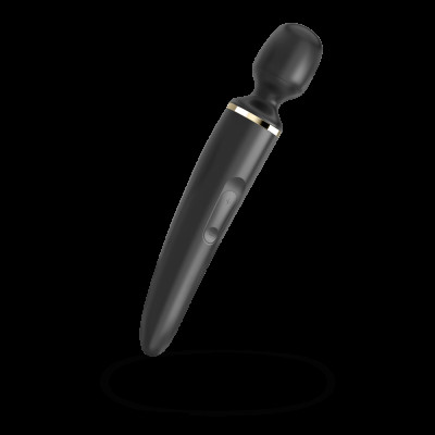 Вібромасажер Satisfyer Wand-er Woman (Black/Gold)