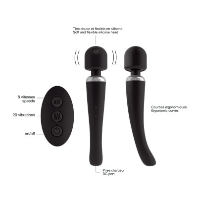 Потужний вібромасажер Dorcel Megawand Black