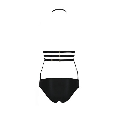 Еротичне боді монокіні плаття латекс LAMIS BODY black XXL/XXXL - Passion Exclusive
