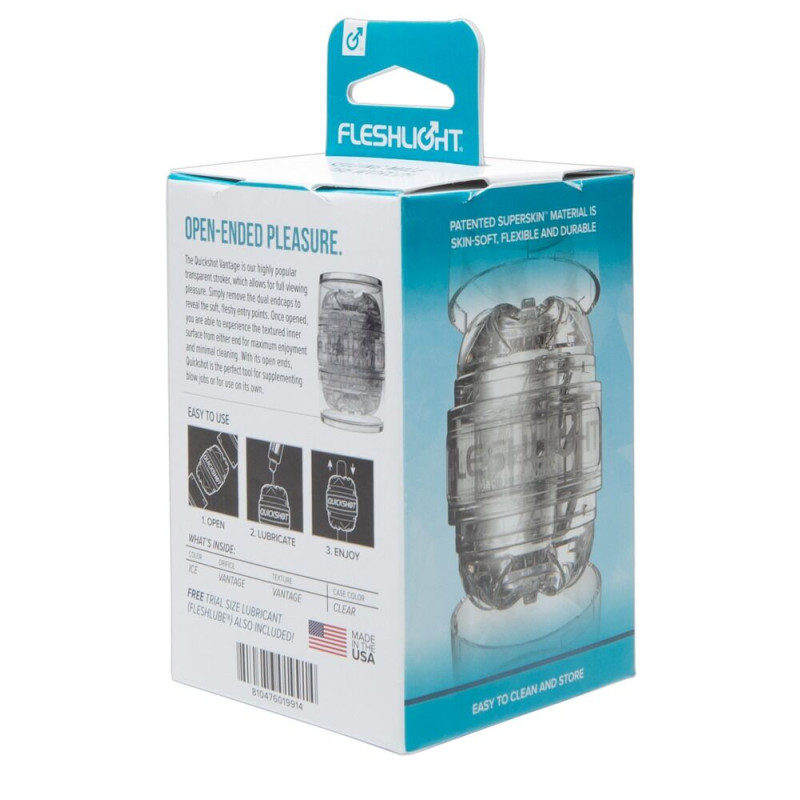 Мастурбатор Fleshlight Quickshot Vantage, компактний, відмінно для пар та мінету