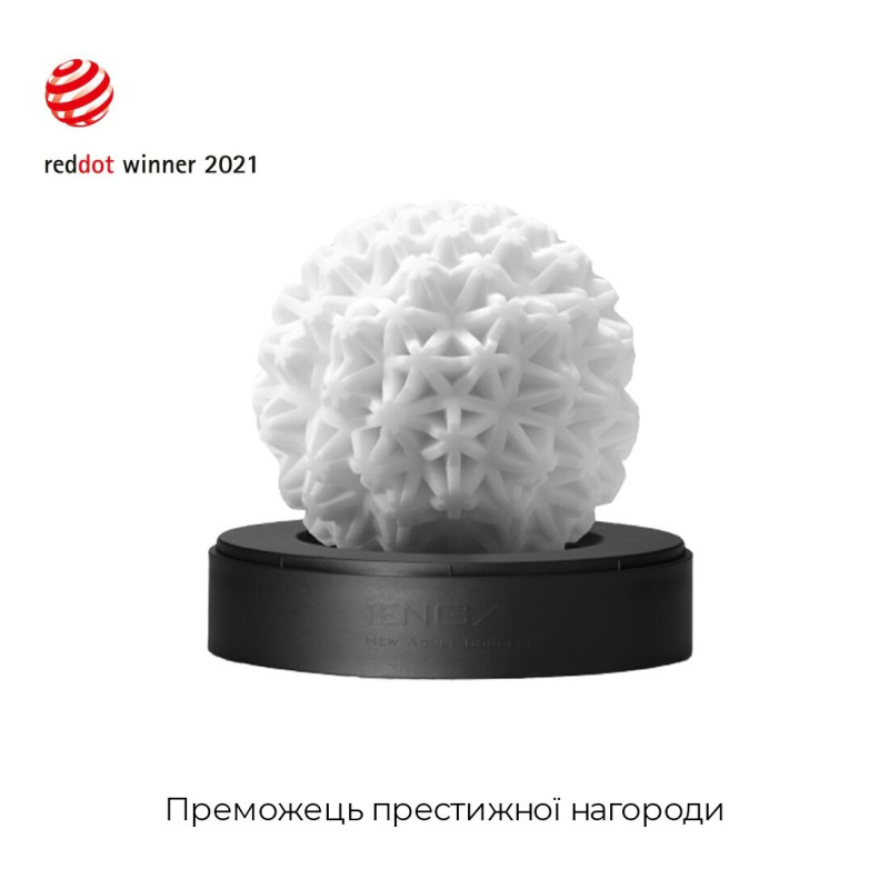 Мастурбатор TENGA GEO Coral, новий матеріал, об'ємні зірки, новий щабель розвитку Tenga Egg