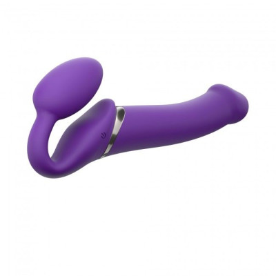 Безремневий страпон з вібрацією Strap-On-Me Vibrating Violet L