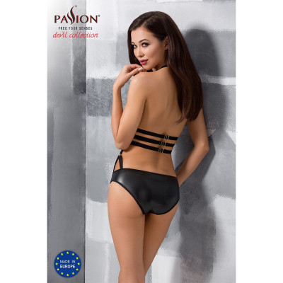 Еротичне боді монокіні плаття латекс LAMIS BODY Black L/XL - Passion Exclusive