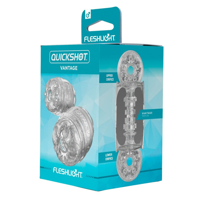 Мастурбатор Fleshlight Quickshot Vantage, компактний, відмінно для пар та мінету
