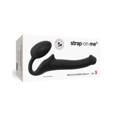 Безремневий страпон Strap-On-Me Black S, повністю регульований, діаметр 2,7см