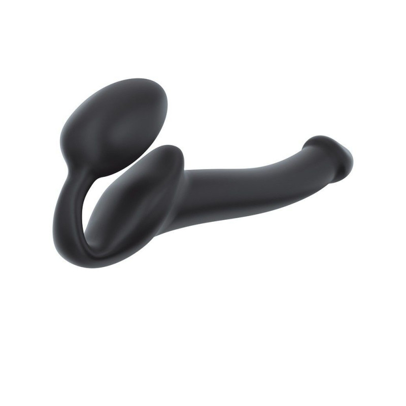 Безремневий страпон Strap-On-Me Black S, повністю регульований, діаметр 2,7см