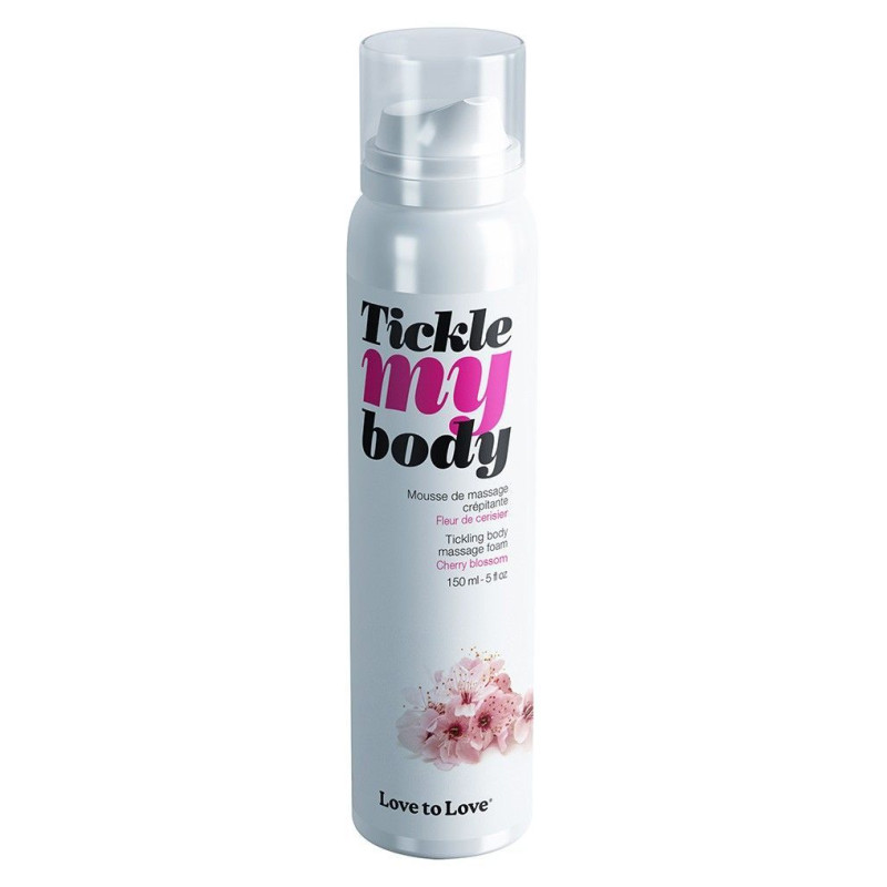 Масажна піна Love To Love TICKLE MY BODY Cherry Blossom (150 мл) зволожуюча