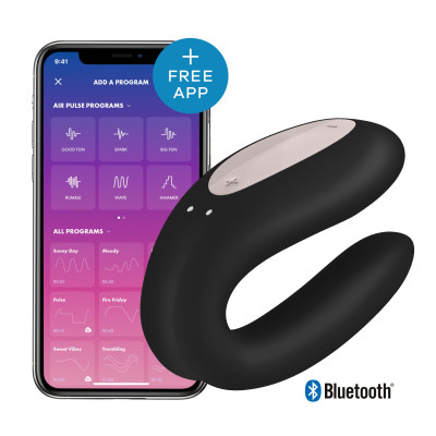 Смарт-вібратор для пар Satisfyer Double Joy Black
