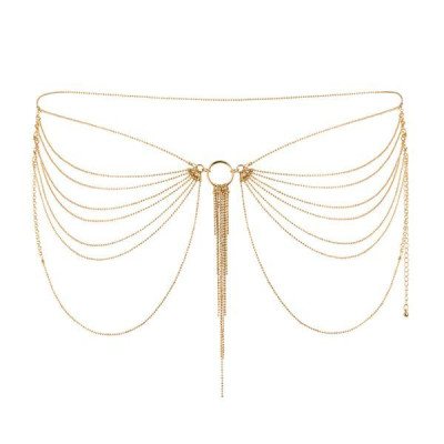 Ланцюжок трусики або ліф Bijoux Indiscrets MAGNIFIQUE Waist Chain - Gold, прикраса на тіло