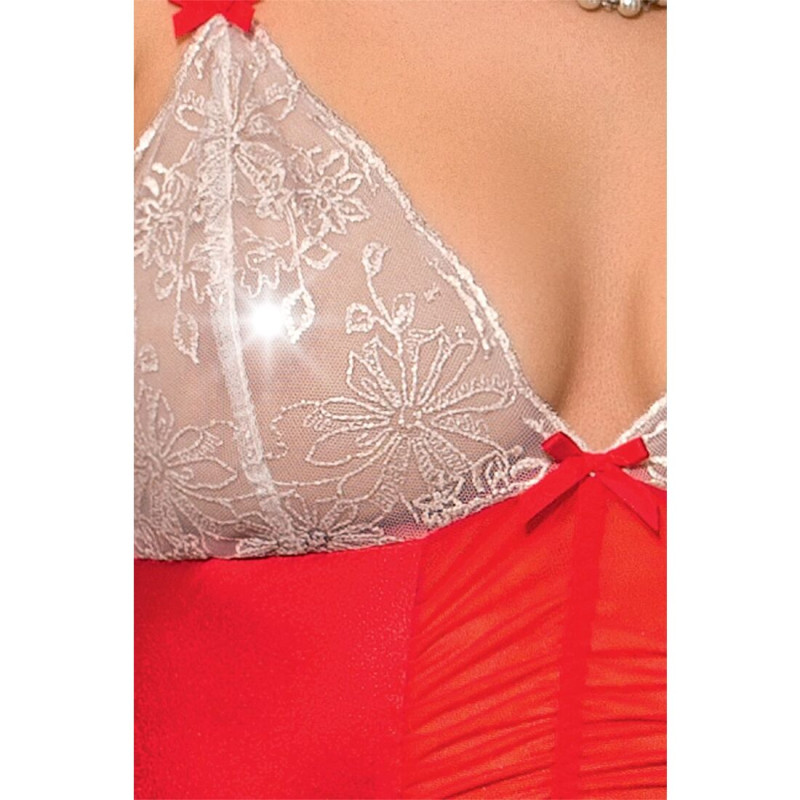 Еротичне боді LORAINE BODY red XXL/XXXL - Passion Exclusive