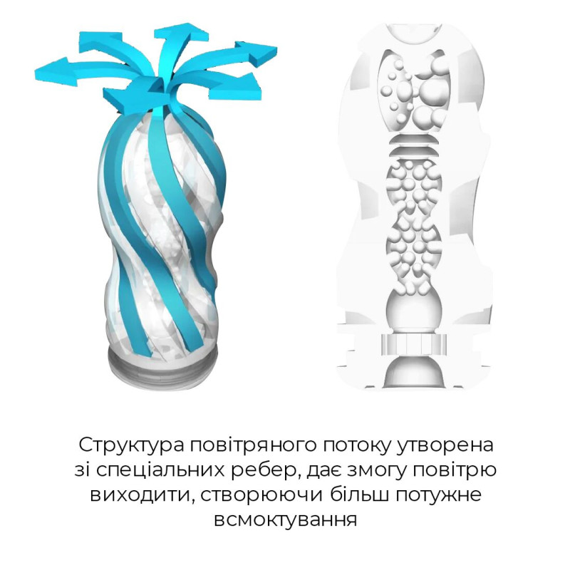 Мастурбатор Tenga Air-Tech Ultra Size, більш висока аеростимуляція і всмоктуючий ефект