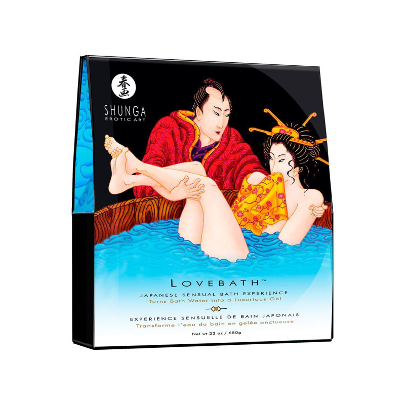 Гель для ванни Shunga LOVEBATH - Ocean temptations 575 г, робить воду ароматним желе зі SPA ефектом
