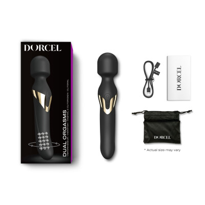 Вібромасажер 2 в 1 Dorcel Dual Orgasms Gold