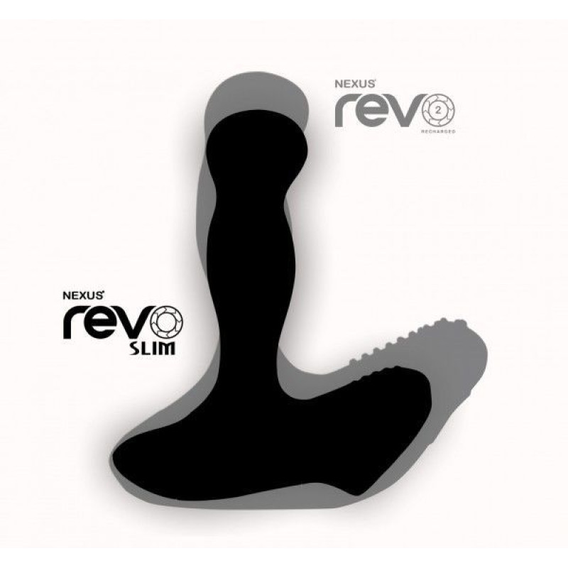 Масажер простати Nexus Revo Slim з обертаючою головкою і пультом дистанційного керування, макс діаметр 3,1см