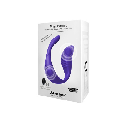 Вібратор для пар Adrien Lastic Mini Romeo II з пультом ДУ і двома моторчиками