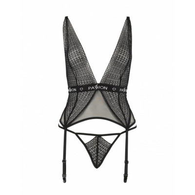 Корсет MIRAJANE CORSET Black XXL/3XL - Passion Exclusive