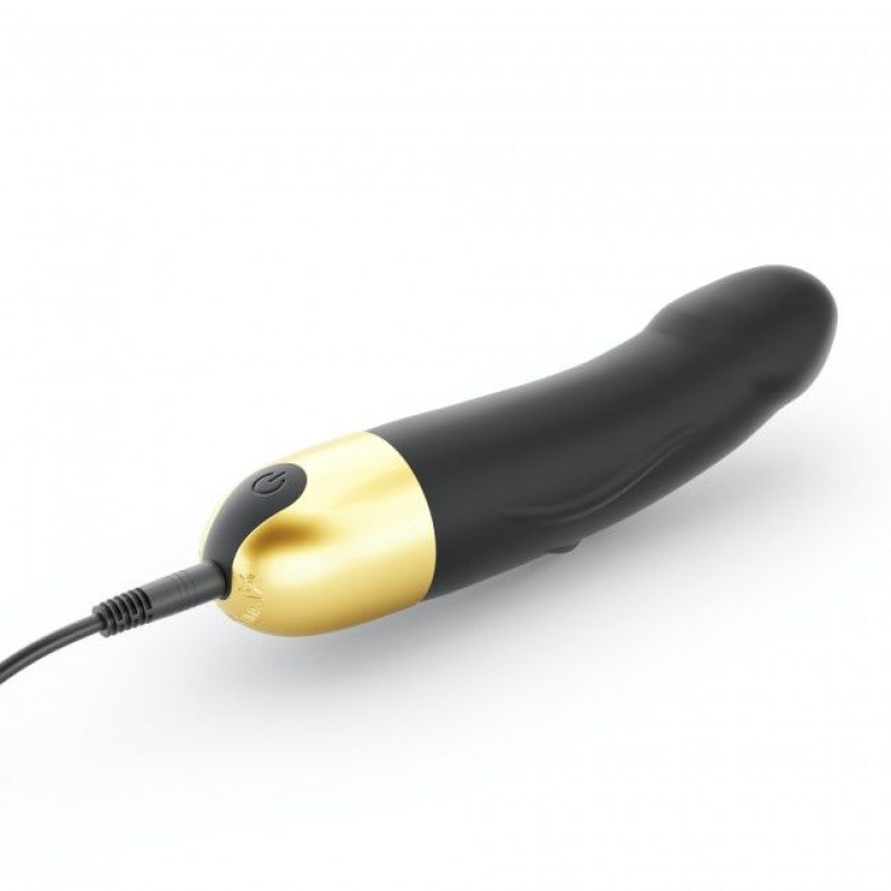 Вібратор Dorcel Real Vibration S Gold 2.0, діам 3,7см, перезаряджається, для точки G