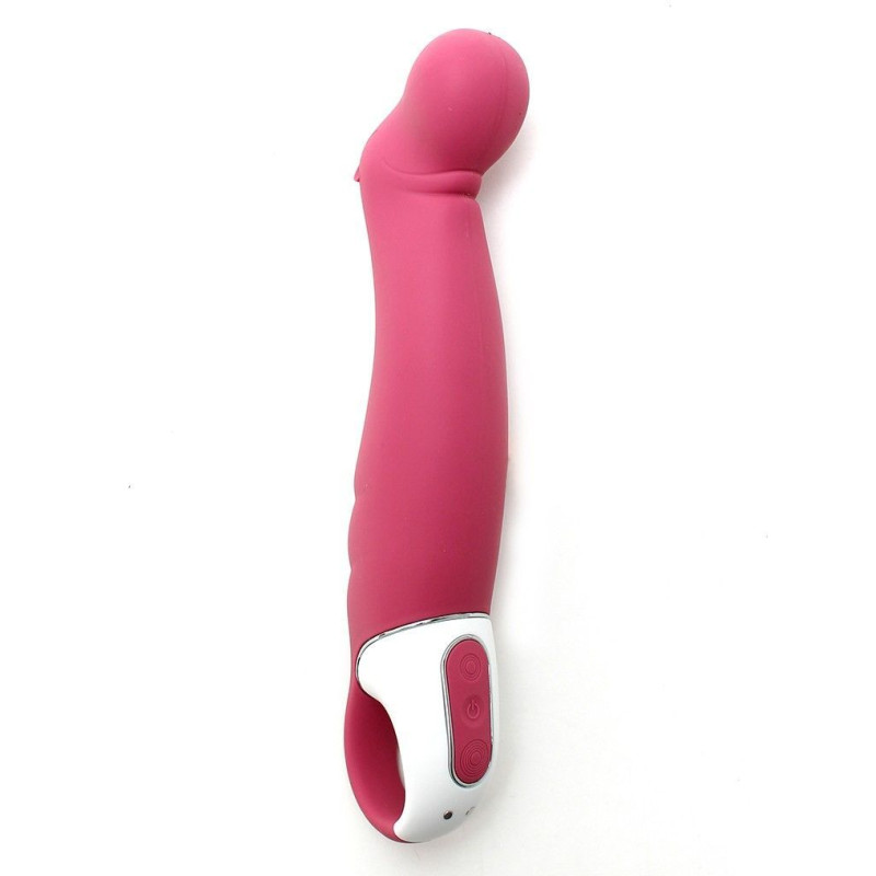 Потужний вібратор Satisfyer Vibes Petting Hippo з гнучким стовбуром, литий силікон, 12 режимів роботи