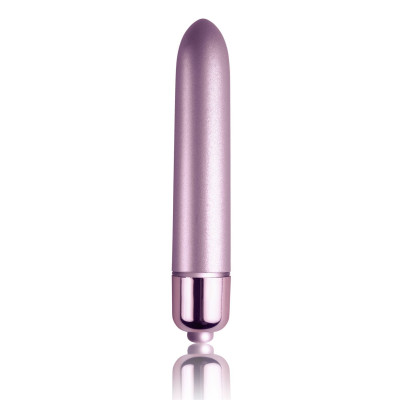 Вібропуля Rocks Off RO-90mm Touch of Velvet Soft Lilac матова, 10 режимів роботи, на батарейці
