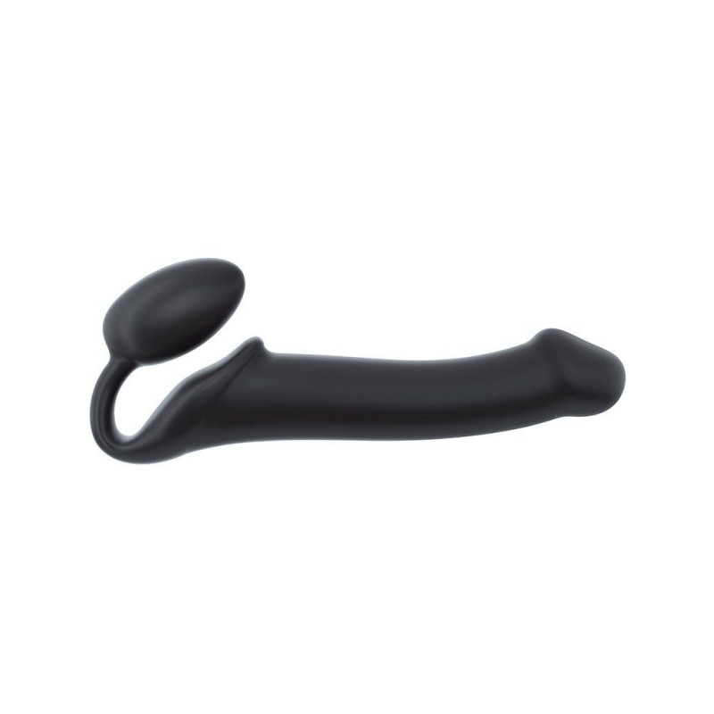 Безремневий страпон Strap-On-Me Black L, повністю регульований, діаметр 3,7см