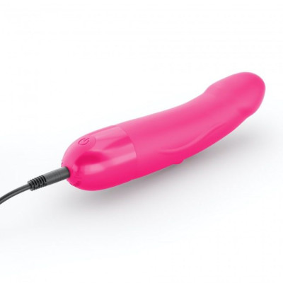 Вібратор Dorcel Real Vibration S Magenta 2.0, діам 3,7см, перезаряджається, для точки G