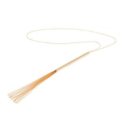Ланцюжок батіг на шию Bijoux Indiscrets MAGNIFIQUE Necklace Whip - Gold