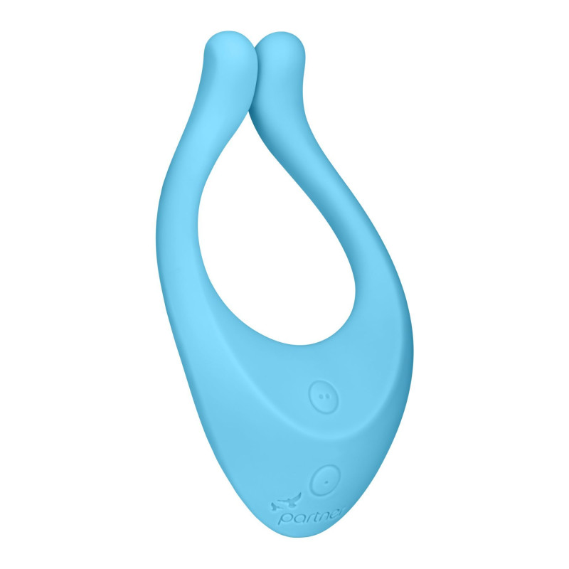 Вібратор для пар Satisfyer Endless Love, блакитний, 3 незалежні мотори, багатофункціональний