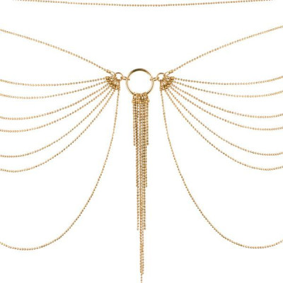 Ланцюжок трусики або ліф Bijoux Indiscrets MAGNIFIQUE Waist Chain - Gold, прикраса на тіло