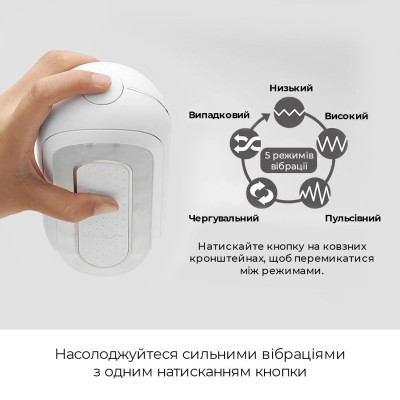 Мастурбатор Tenga Flip Zero Electronic Vibration White