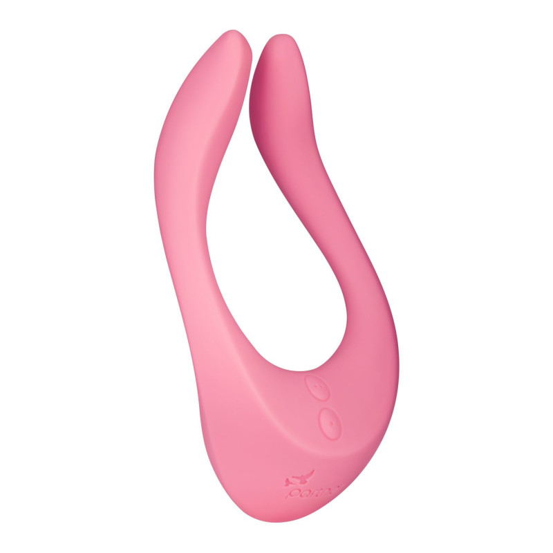 Вібратор для пар Satisfyer Endless Joy, рожевий, 3 незалежні мотори, багатофункціональний