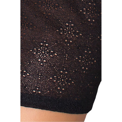 Сорочка приталена CAROLYN CHEMISE black 4XL/5XL - Passion, трусики