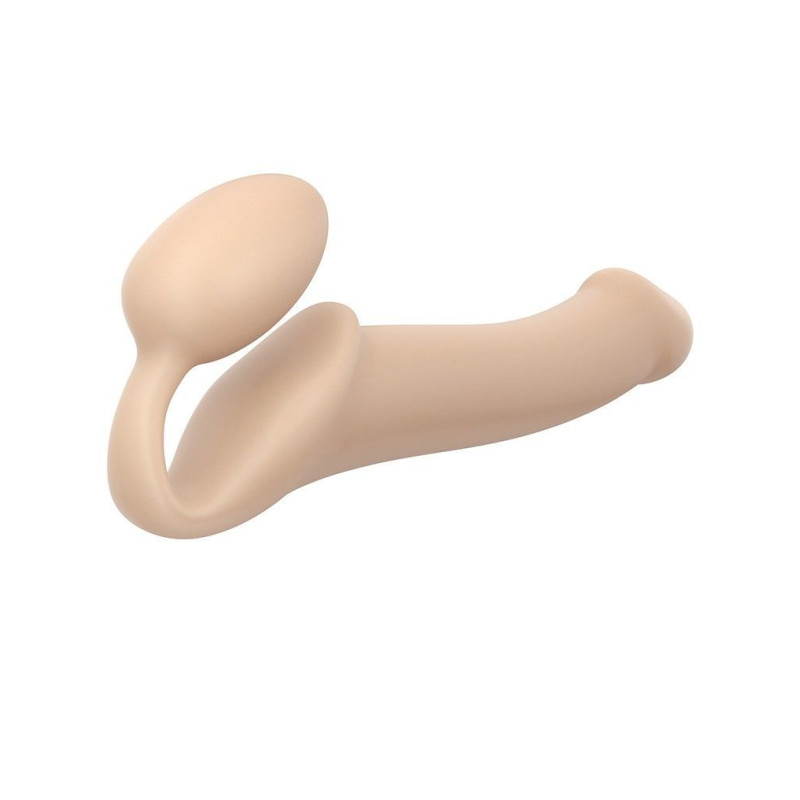 Безремневий страпон Strap-On-Me Flesh L, повністю регульований, діаметр 3,7см