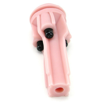 Мастурбатор з вібрацією Fleshlight Vibro Pink Lady Touch, три вібропулі, стимулюючий рельєф