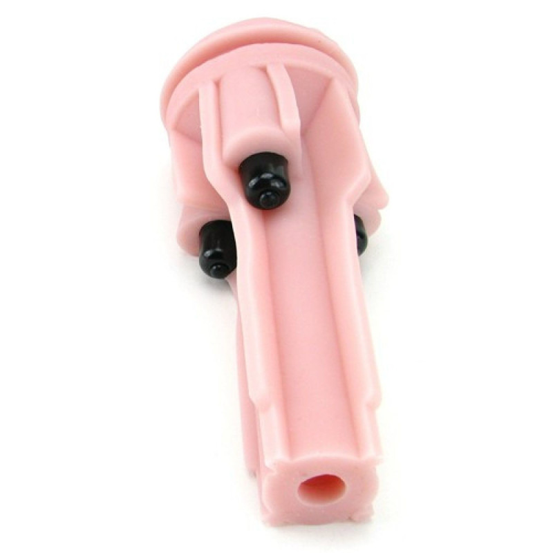 Мастурбатор з вібрацією Fleshlight Vibro Pink Lady Touch, три вібропулі, стимулюючий рельєф