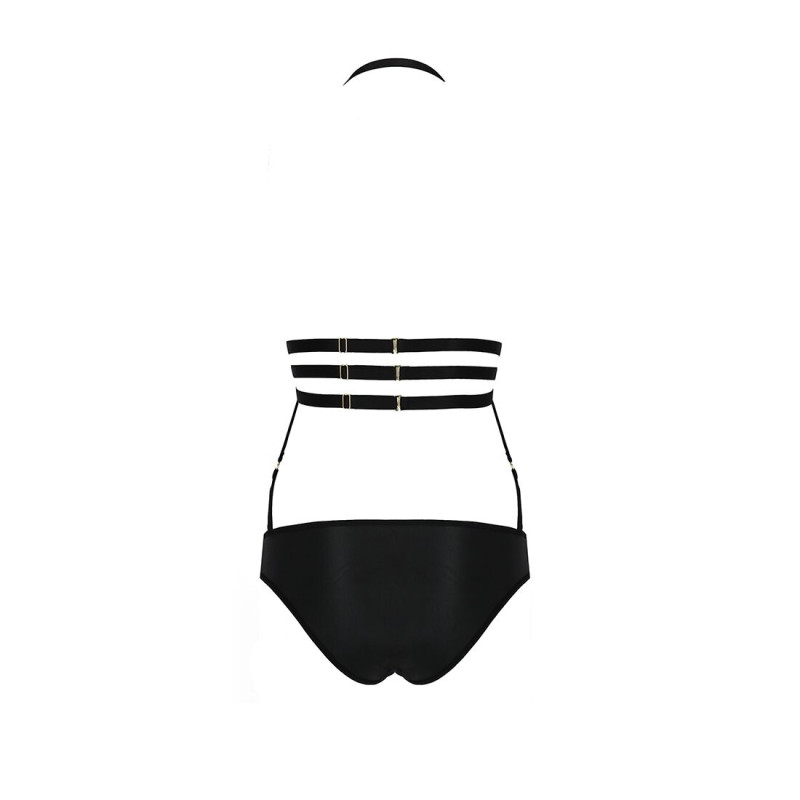 Еротичне боді монокіні плаття латекс LAMIS BODY black S/M - Passion Exclusive