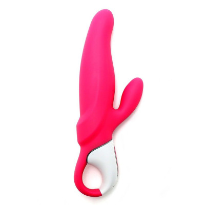 Потужний вібратор-кролик Satisfyer Vibes Mr. Rabbit, два мотора, литий силікон, 12 режимів роботи