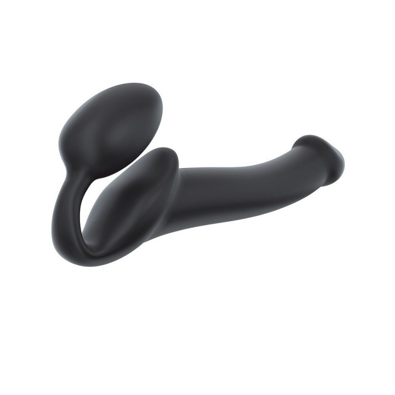 Безремневий страпон Strap-On-Me Black M, повністю регульований, діаметр 3,3см