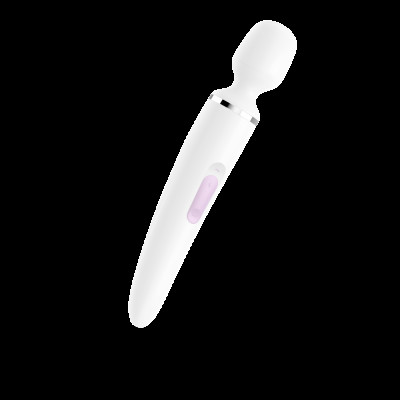 Вібромасажер Satisfyer Wand-er Woman (White/Chrome)