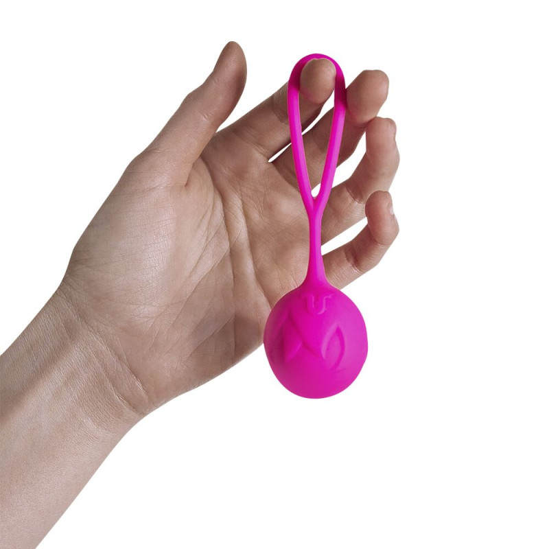 Вагінальні кульки Adrien Lastic Geisha Lastic Balls Mía Magenta (L), діаметр 4 см, вага 42гр