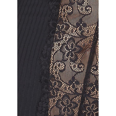 Сорочка приталена з чашечками ZOJA CHEMISE black S/M - Passion Exclusive, трусики