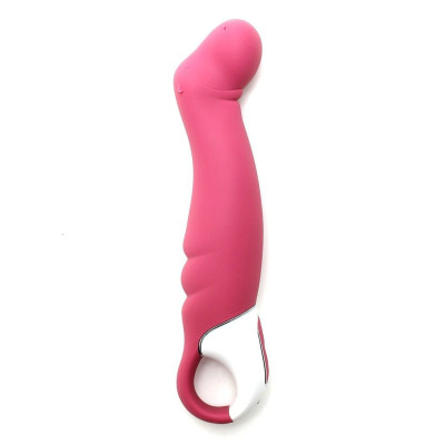 Потужний вібратор Satisfyer Vibes Petting Hippo з гнучким стовбуром, литий силікон, 12 режимів роботи