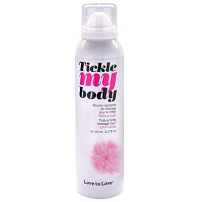 Масажна піна Love To Love TICKLE MY BODY - Сладкая вата 150 мл