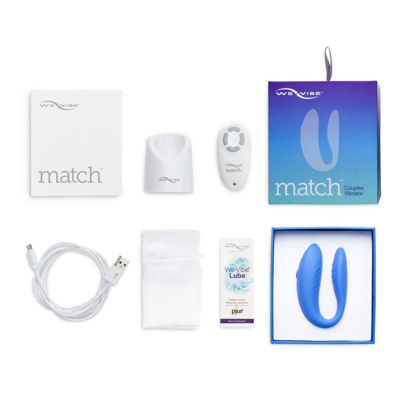 Вібратор для пар We-Vibe Match з пультом ДУ