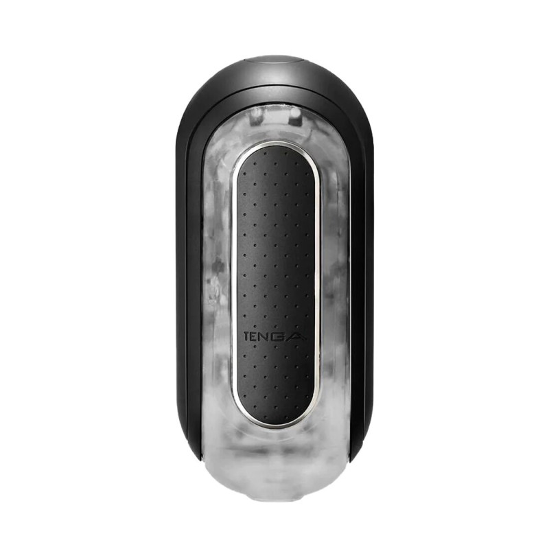Мастурбатор Tenga Flip Zero Electronic Vibration чорний, змінна інтенсивність, розкладний