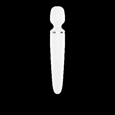 Вібромасажер Satisfyer Wand-er Woman (White/Chrome)