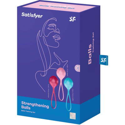Вагінальні кульки Satisfyer Strengthening Balls 3шт